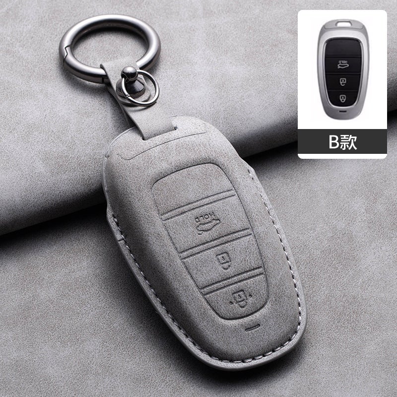 Suitable For Modern Key Cover Beijing Hyundai New Shengda Ix45 Santa Fe Stereo 3D Shaping Key Bag - Image 1